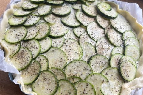 Cliquez pour zoomer ! Tarte courgettes et ricotta Thermomix par laetitia_1764