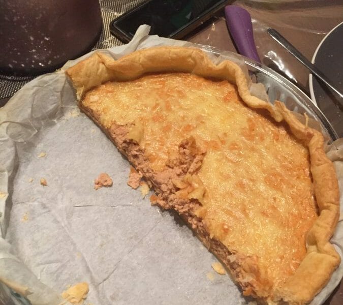 Cliquez pour zoomer ! Tarte au thon, tomate et moutarde Thermomix par zazabnt