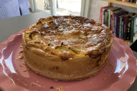 Cliquez pour zoomer ! Gâteau poireaux, lardons et fromage Thermomix par priscostet