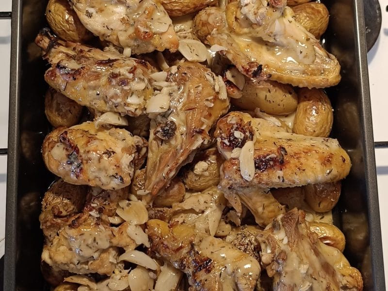 Cliquez pour zoomer ! Pollo al ajillo Thermomix par Dédé Fou