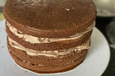 Cliquez pour zoomer ! Layer cake Kinder Bueno Thermomix par Metrisole