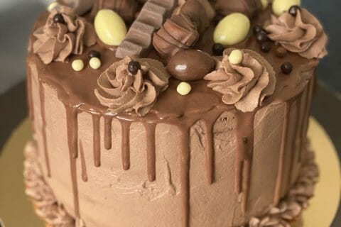 Cliquez pour zoomer ! Layer cake Kinder Bueno Thermomix par Metrisole