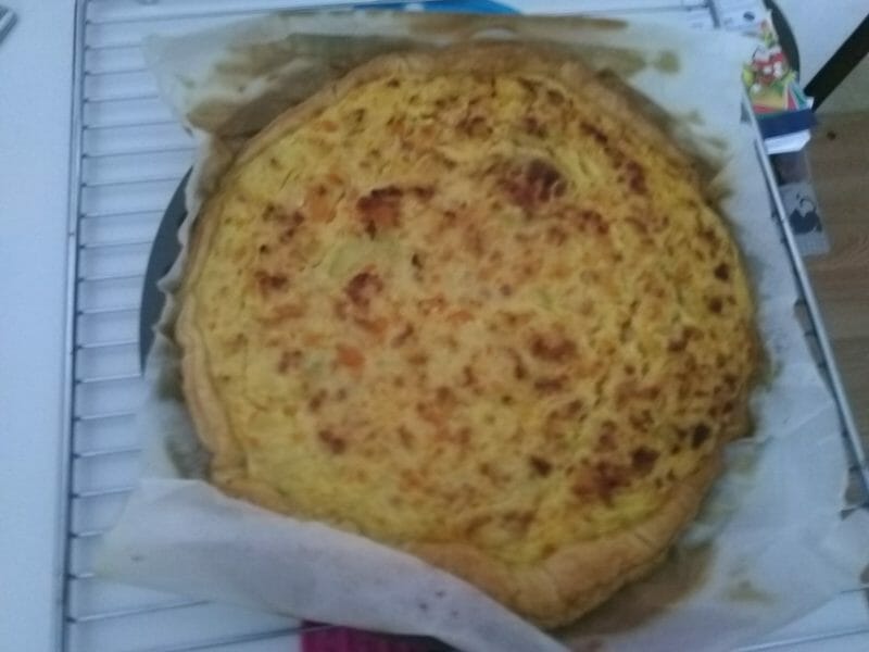 Cliquez pour zoomer ! Tarte courgettes et carottes Thermomix par MikaDomi