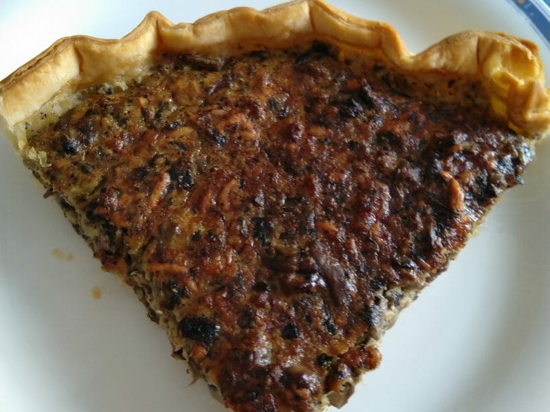 Cliquez pour zoomer ! Tarte champignons et lardons Thermomix par MikaDomi