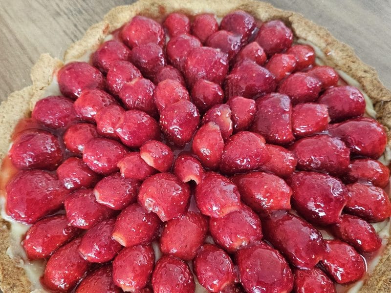 Cliquez pour zoomer ! Tarte aux fraises Thermomix par onys