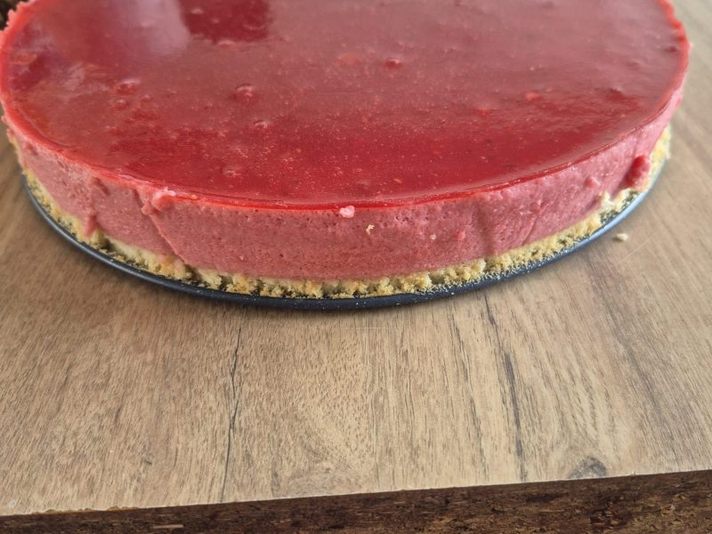 Cliquez pour zoomer ! Bavarois aux framboises Thermomix par didine59560