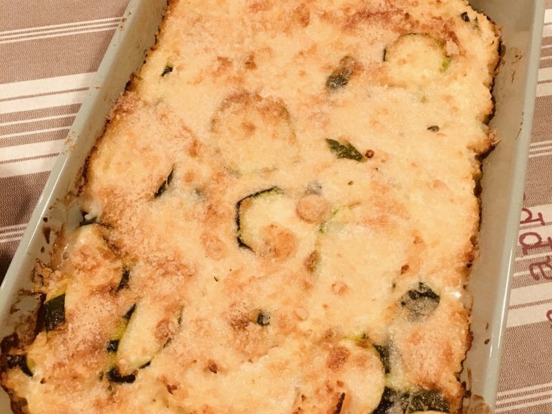 Cliquez pour zoomer ! Gratin de perles, saumon et courgettes Thermomix par stefouill
