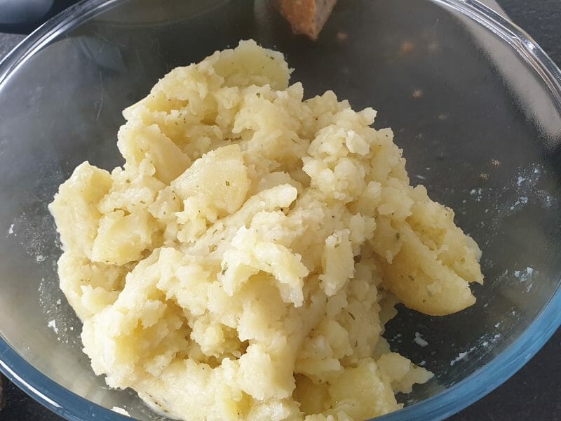 Cliquez pour zoomer ! Ecrasé de pommes de terre à l’huile d’olive Thermomix par Marielaure13