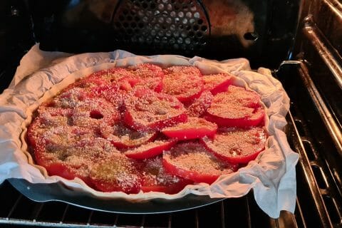 Cliquez pour zoomer ! Tarte salée façon tomates farcies Thermomix par Marielaure13