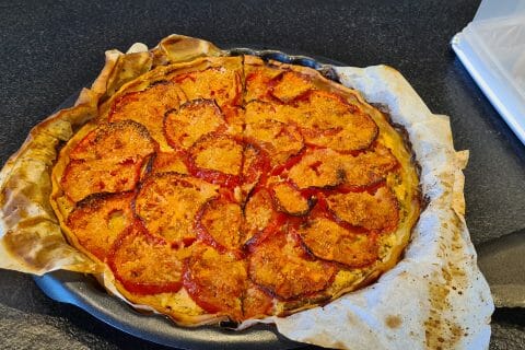 Cliquez pour zoomer ! Tarte salée façon tomates farcies Thermomix par Marielaure13