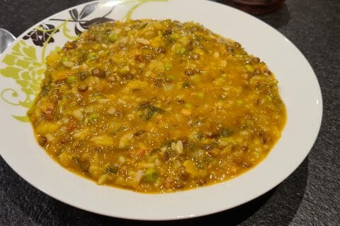 Cliquez pour zoomer ! Soupe de légumes aux lentilles et au riz Thermomix par Marielaure13