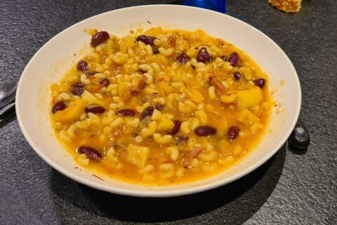 Cliquez pour zoomer ! Soupe aux haricots rouges et coquillettes Thermomix par Marielaure13