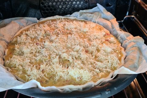 Cliquez pour zoomer ! Tarte au thon, tomate et moutarde Thermomix par Marielaure13