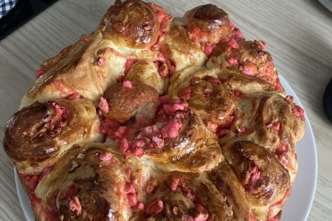 Cliquez pour zoomer ! Brioche aux pralines roses Thermomix par bulteel08