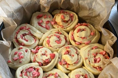 Cliquez pour zoomer ! Brioche aux pralines roses Thermomix par bulteel08