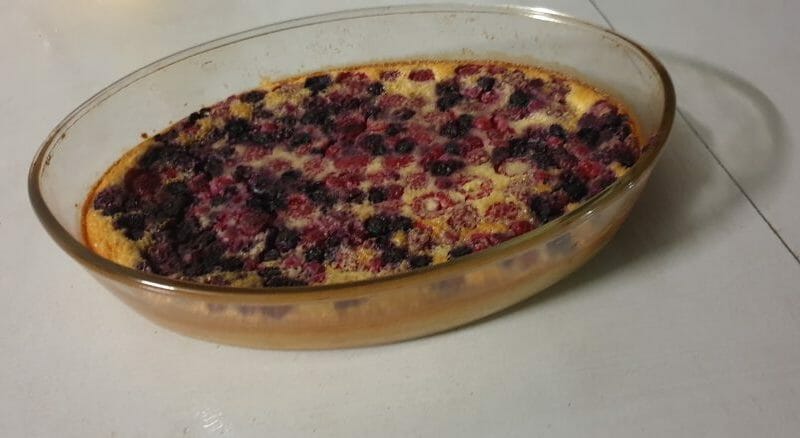Cliquez pour zoomer ! Clafoutis aux framboises Thermomix par Alizee02
