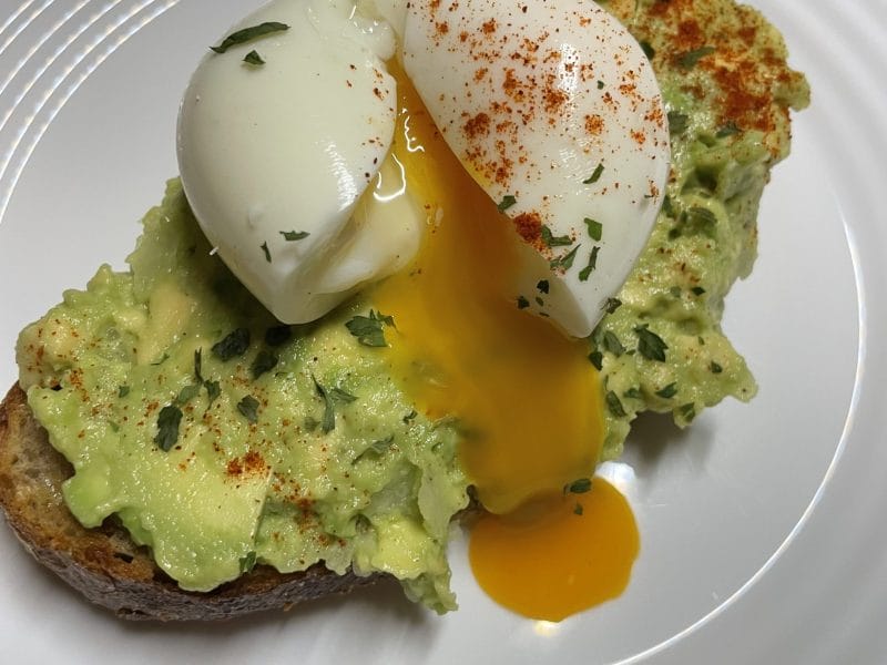 Cliquez pour zoomer ! Tartine avocat et oeuf mollet Thermomix par lulululullucie
