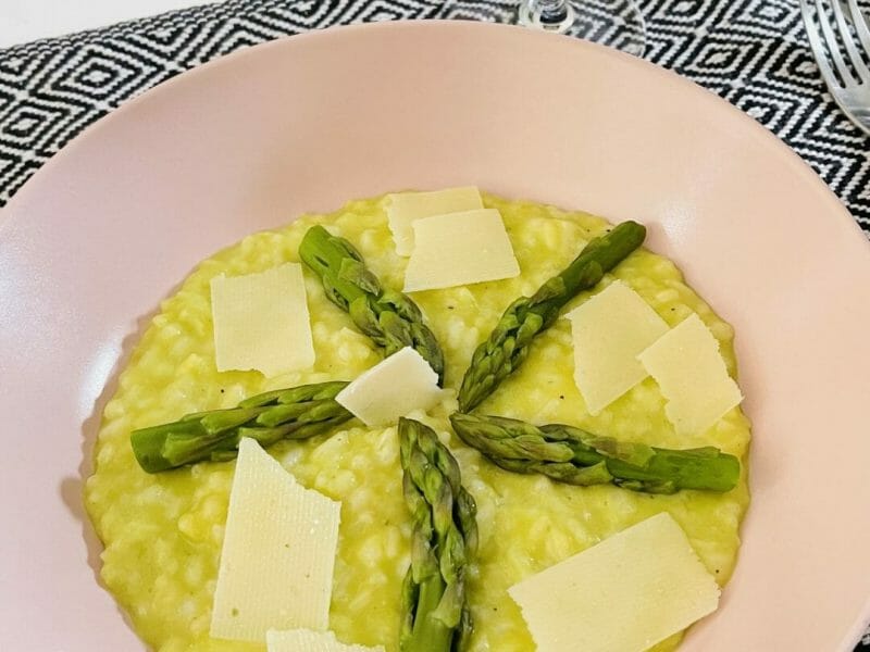 Cliquez pour zoomer ! Risotto aux asperges vertes Thermomix par CosmoLV