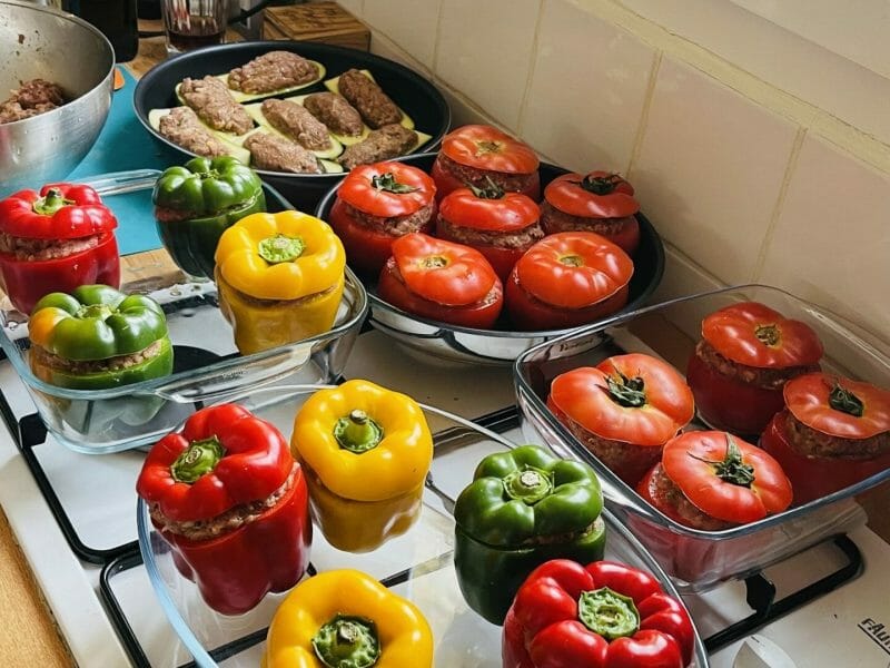 Cliquez pour zoomer ! Tomates farcies Thermomix par CosmoLV