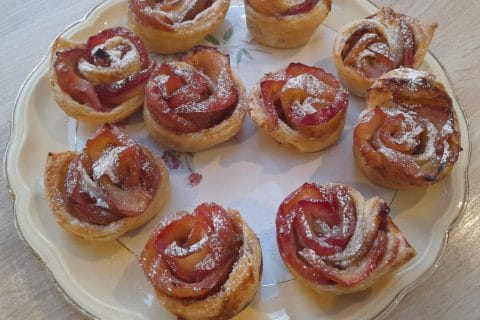 Cliquez pour zoomer ! Roses feuilletées aux pommes Thermomix par AngelineMoreau