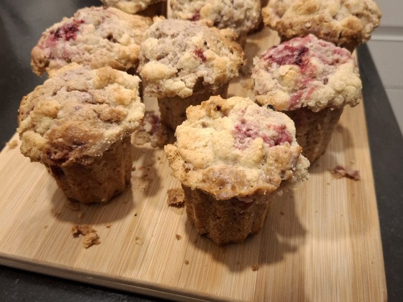 Cliquez pour zoomer ! Muffins aux myrtilles Thermomix par choubidoucuisine