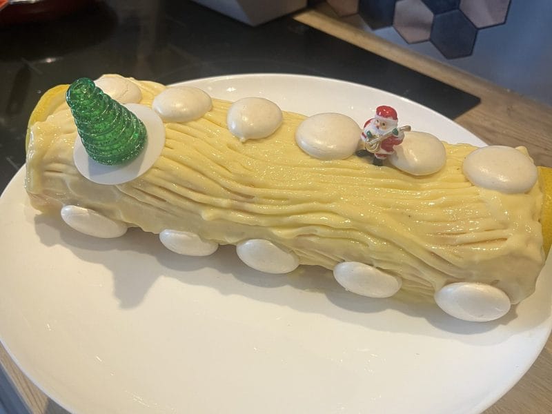 Cliquez pour zoomer ! Bûche au citron meringuée Thermomix par flo47330