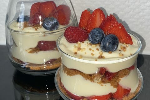Cliquez pour zoomer ! Tiramisu aux framboises et spéculoos Thermomix par Mamzelle.noure