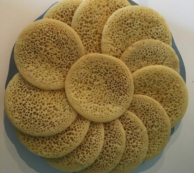 Baghrir (crêpes mille trous) Thermomix par Imaneeddaoudi