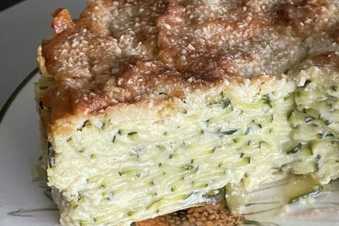 Cliquez pour zoomer ! Gâteau invisible aux courgettes Thermomix par Inthemix28