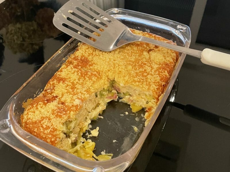 Cliquez pour zoomer ! Clafoutis courgettes et feta Thermomix par Inthemix28