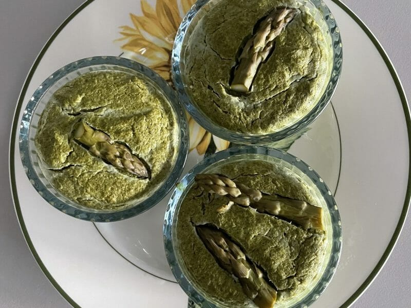 Cliquez pour zoomer ! Flan aux asperges et parmesan Thermomix par Inthemix28