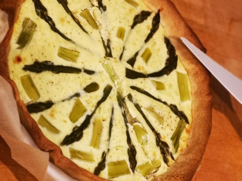 Cliquez pour zoomer ! Tarte asperges et ricotta Thermomix par Marie06410
