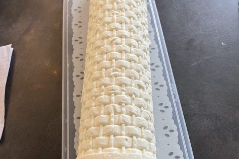 Cliquez pour zoomer ! Bûche vanille praliné Thermomix par outer