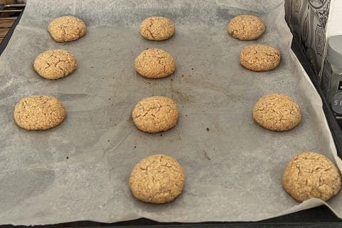 Cliquez pour zoomer ! Biscuits aux flocons d’avoine et amandes Thermomix par cheffesoso