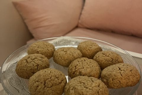 Cliquez pour zoomer ! Biscuits aux flocons d’avoine et amandes Thermomix par cheffesoso