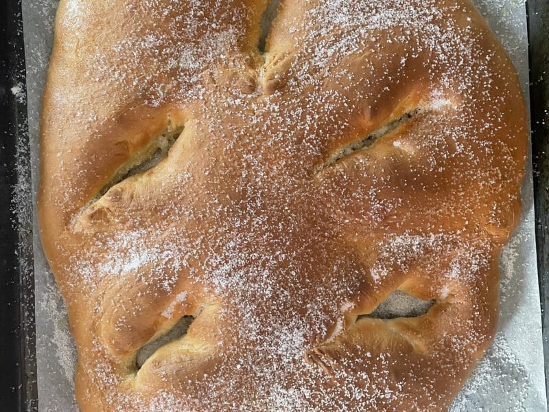 Cliquez pour zoomer ! Pompe de Noël à l’huile d’olive Thermomix par Carole13012