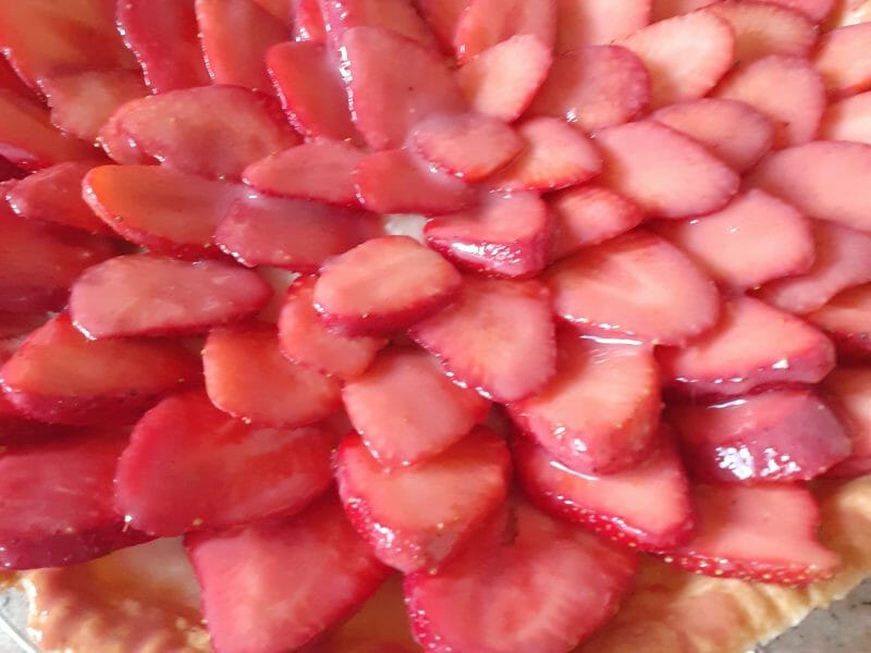 Cliquez pour zoomer ! Tarte aux fraises Thermomix par rouckyina