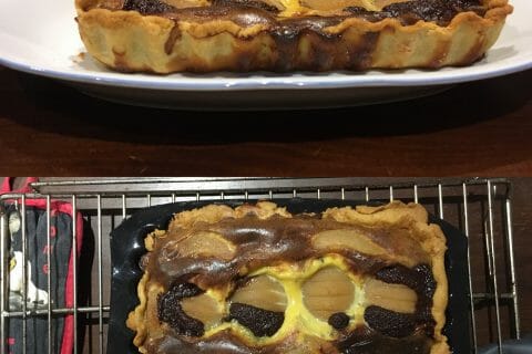 Cliquez pour zoomer ! Tarte poires et chocolat au Thermomix