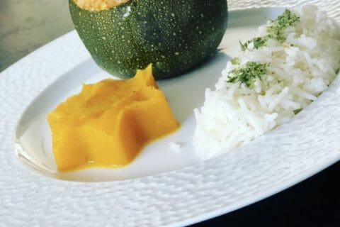 Cliquez pour zoomer ! Courgettes rondes farcies à la ricotta Thermomix par stratemilie57
