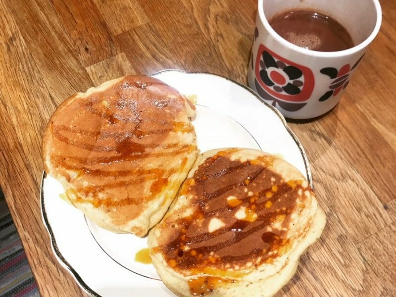 Cliquez pour zoomer ! Pancakes à la banane Thermomix par Oduspokus