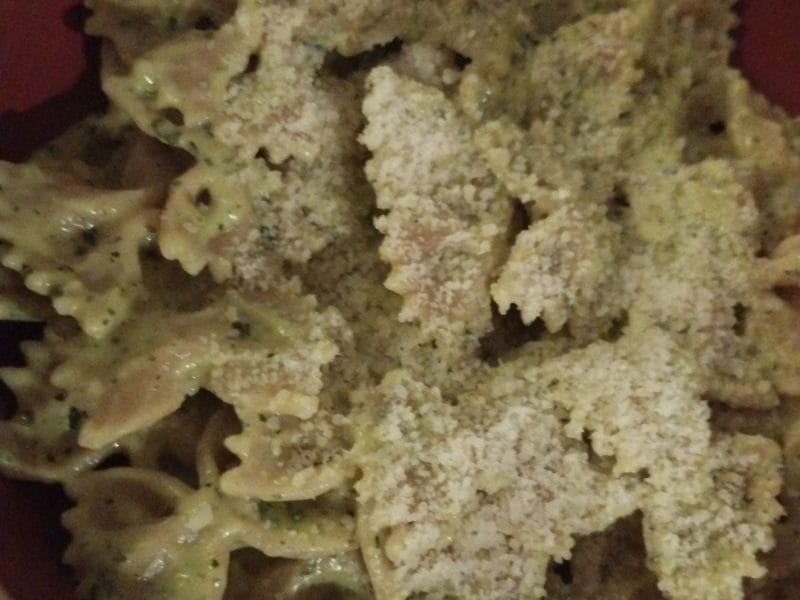 Cliquez pour zoomer ! Farfalle à la crème de courgettes Thermomix par sophieH8