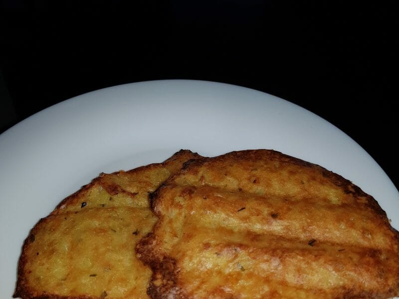 Cliquez pour zoomer ! Galettes de pommes de terre au four Thermomix par Fofy973