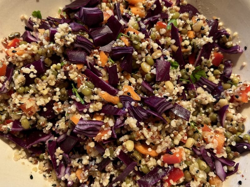 Cliquez pour zoomer ! Salade Thaï de quinoa Thermomix par originebike