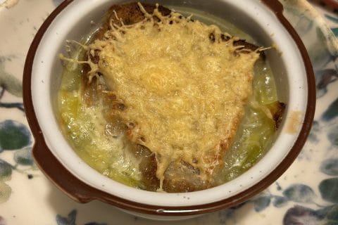 Cliquez pour zoomer ! Soupe de poireaux gratinée Thermomix par originebike