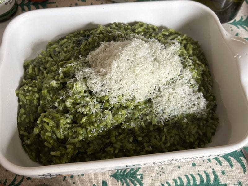 Cliquez pour zoomer ! Risotto aux épinards et petits pois Thermomix par originebike