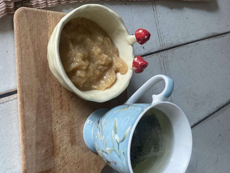 Cliquez pour zoomer ! Compote de pommes, bananes et miel Thermomix par originebike