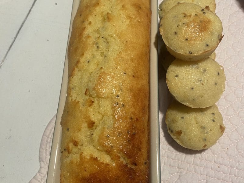 Cliquez pour zoomer ! Cake pavot et citron Thermomix par originebike