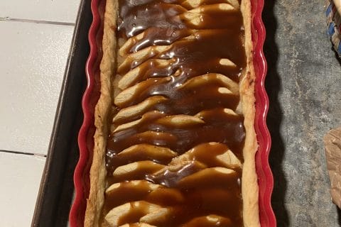 Cliquez pour zoomer ! Tarte pom’pote et caramel beurre salé Thermomix par originebike