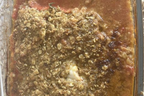 Cliquez pour zoomer ! Cabillaud en croûte d’olives vertes Thermomix par originebike