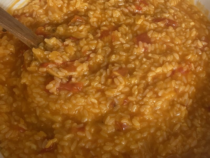 Cliquez pour zoomer ! Risotto aux tomates Thermomix par originebike